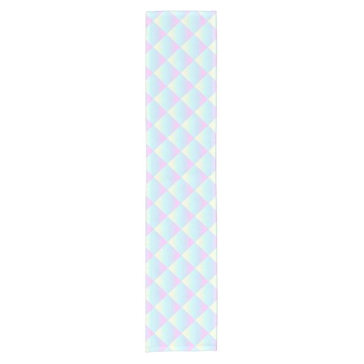 Schöner Pastell Table Runner Kurzer Tischläufer (Vorderseite)