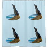 Schöner Penguin, Duschvorhang (Vorderseite)