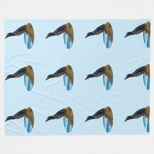 Schöner Penguin, Fleecedecke (Vorderseite (Horizontal))