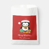 Schöner Penguin Frohe Weihnachten Geschenktütchen (Vorderseite)