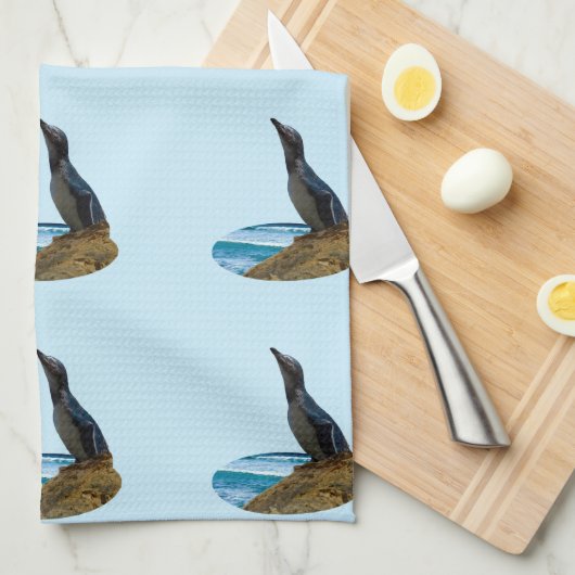 Schöner Penguin, Geschirrtuch (Viertel Falte)