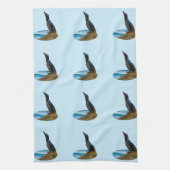 Schöner Penguin, Geschirrtuch (Vertikal)