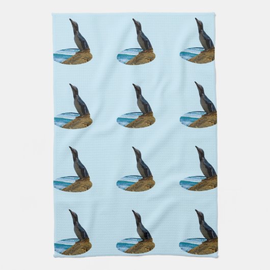 Schöner Penguin, Geschirrtuch (Vertikal)