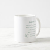 Schöner personalisierter Aaronischer Segen Kaffeetasse (VorderseiteRechts)