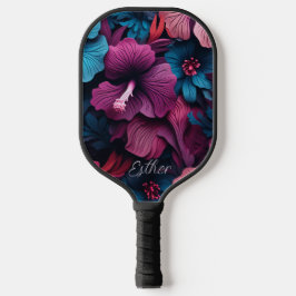 Schöner Personalisierter Hibiskus Pickleball Schläger
