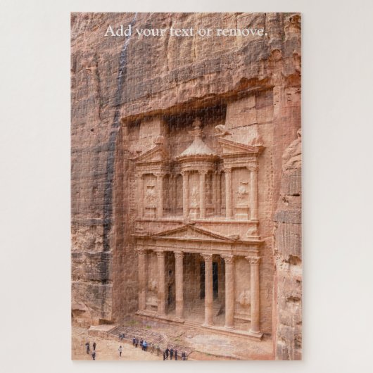 Schöner Petra-Tempel, Jordanien, Puzzle (Vertikal)
