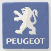 Schöner Peugeot-Untersetzer Steinuntersetzer (Vorderseite)