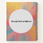 "Schöner Pfad der Zuneigung" Notizblock (Rückseite)