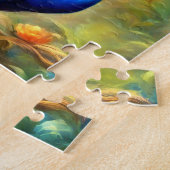 Schöner Pfau im Gartenvogel 98 Puzzle (Seite)