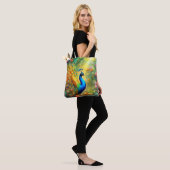 Schöner Pfau im Gartenvogel 98 Tasche (Am Model)