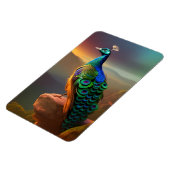 Schöner Pfau Magnet (Linke Seite)