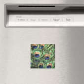Schöner Pfau Magnet (In Situ (Geschirrspüler))
