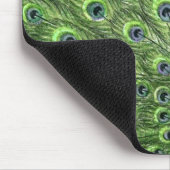 Schöner Pfau Mousepad (Ecke)