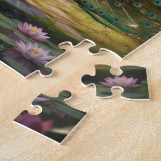 Schöner Pfau-Puzzle Puzzle