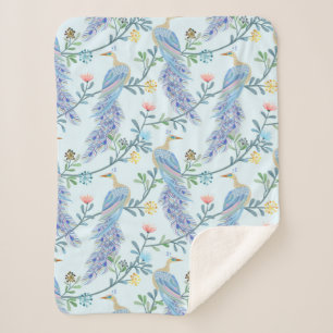 Schöner Pfau Sherpadecke