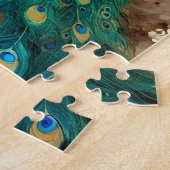 Schöner Pfauen-Puzzle Puzzle (Seite)