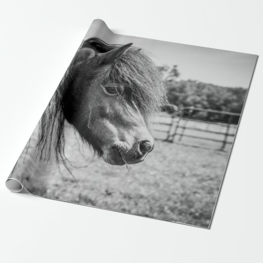 SCHÖNER PFERD GESCHENKPAPIER (Ungerollt)