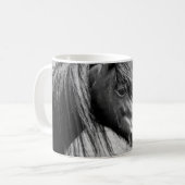 SCHÖNER PFERD KAFFEETASSE (Vorderseite Links)