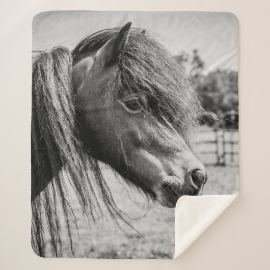 SCHÖNER PFERD SHERPADECKE (Vorderseite)