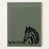 schöner Pferd- und Mondplaner Planer (Rückseite)