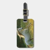 Schöner Pferdebetrieb Gepäckanhänger (Vorderseite vertikal)