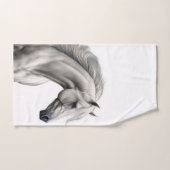 Schöner Pferdekopf Badhandtuch Set (Handtuch)