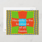 Schöner phantastischer europäischer, farbenfroher postkarte (Vorne/Hinten)