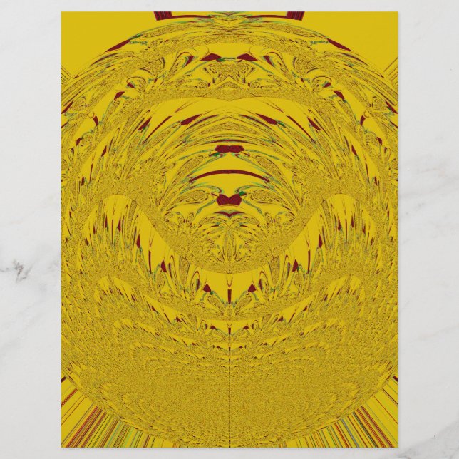 Schöner Phantastischer Löwenkopf Vector Art (Vorderseite)