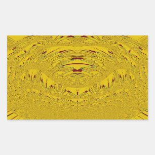 Schöner Phantastischer Löwenkopf Vector Art Rechteckiger Aufkleber