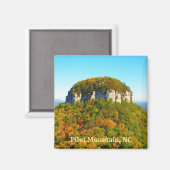 Schöner Pilot Mountain Staat Park NC Magnet (Vorderseite/Rückseite)