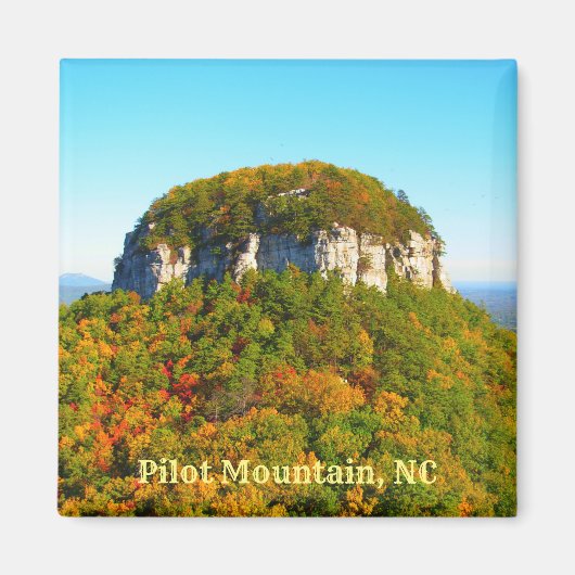 Schöner Pilot Mountain Staat Park NC Magnet (Vorne)