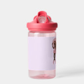 Schöner Pink Ballerina Tanz Trinkflasche (Vorne)