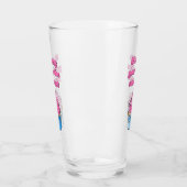 Schöner Pink Cupcake Glas (Links)