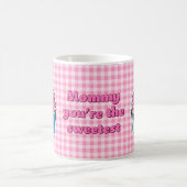 Schöner Pink Cupcake Kaffeetasse (Mittel)