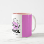 Schöner Pink Dog Kaffee Tasse Neues Design (VorderseiteRechts)