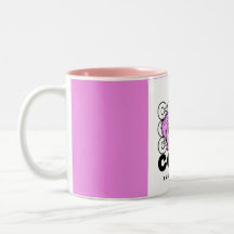 Schöner Pink Dog Kaffee Tasse Neues Design