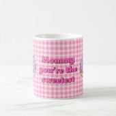 Schöner Pink Donut Kaffeetasse (Mittel)