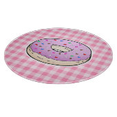 Schöner Pink Donut Schneidebrett (Ecke)