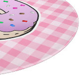 Schöner Pink Donut Schneidebrett (Ecke)