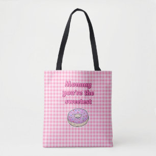 Schöner Pink Donut Tasche