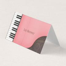 Schöner Pink Piano Musiker Performer Lehrer