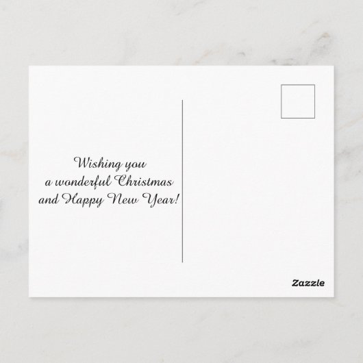 Schöner Pink Ribbon Weihnachtsbaum Postkarte (Rückseite)