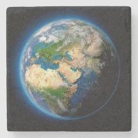 Schöner Planet-Erde-Stone-Untersetzer