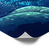 Schöner Platz Great Barrier Reef Ausie Travel Poster (Ecke)