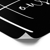 Schöner Platz im Haus Funny Bathroom Wall Zitate Poster (Ecke)