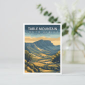 Schöner Platz Tafelberg Südafrika Reisen Postkarte (Stehend Vorderseite)