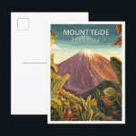 Schöner Platz Teide Tenerife Reisen Postkarte<br><div class="desc">Schöner Platz Teide Tenerife Illustration</div>