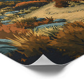 Schöner Platz Trans Bhutan Wanderweg Bhutan Poster (Ecke)