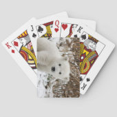 Schöner Polar Bear Cub Spielkarten (Rückseite)