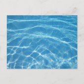 Schöner Pool Wasser Postkarte (Vorderseite)